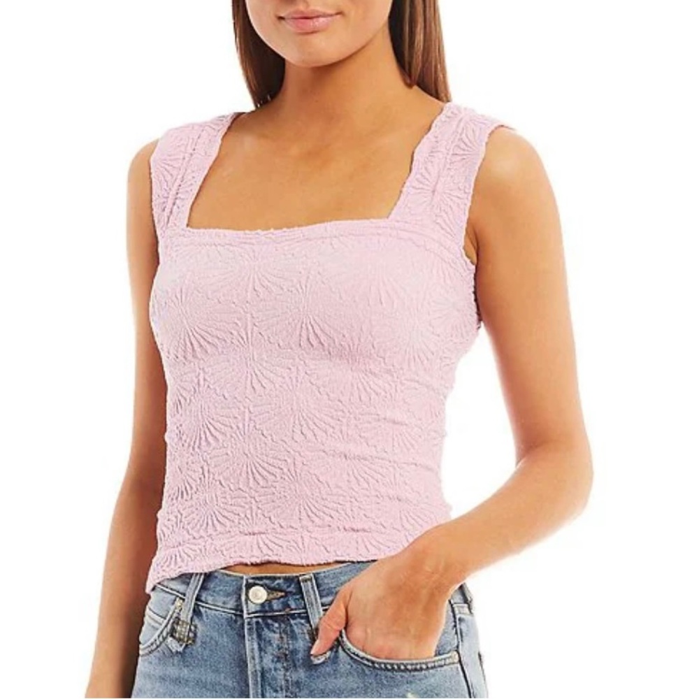 Free People Love Letter Cami- Pink Size Small